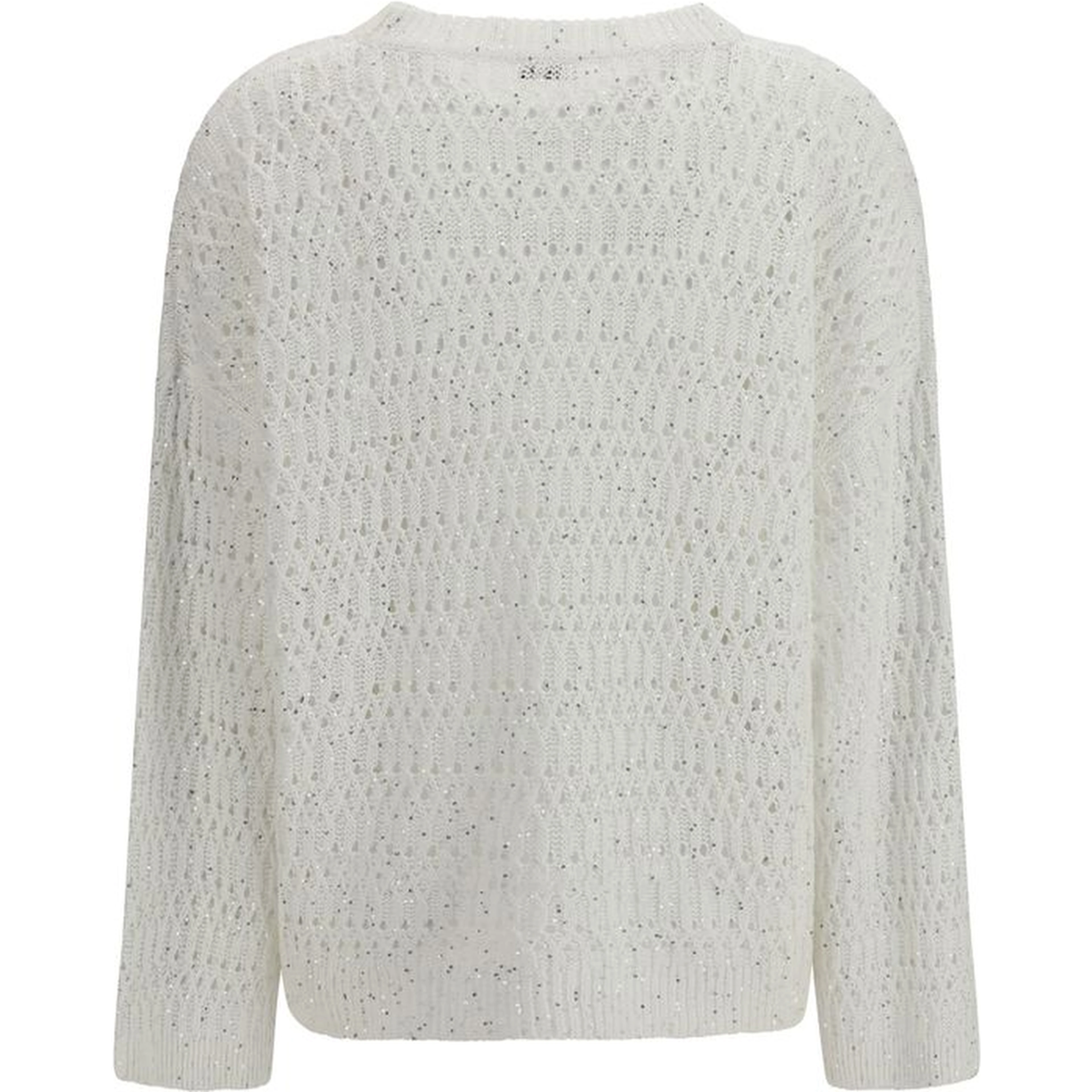 White Silk Sweatshirt