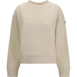 Beige Cotton Sweatshirt