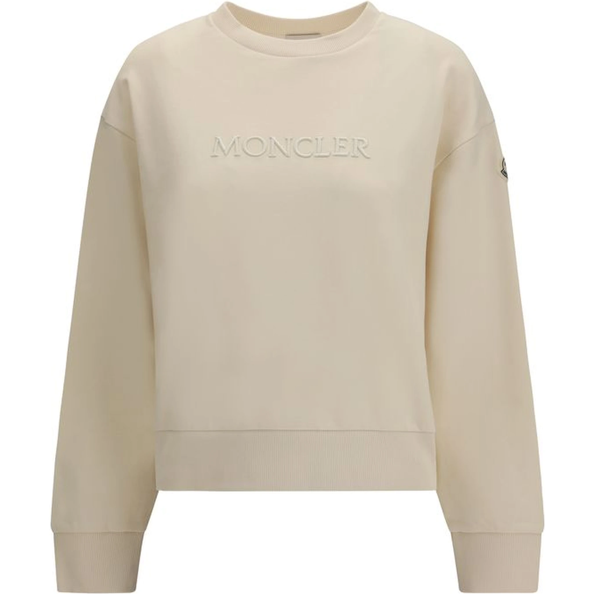 Beige Cotton Sweatshirt