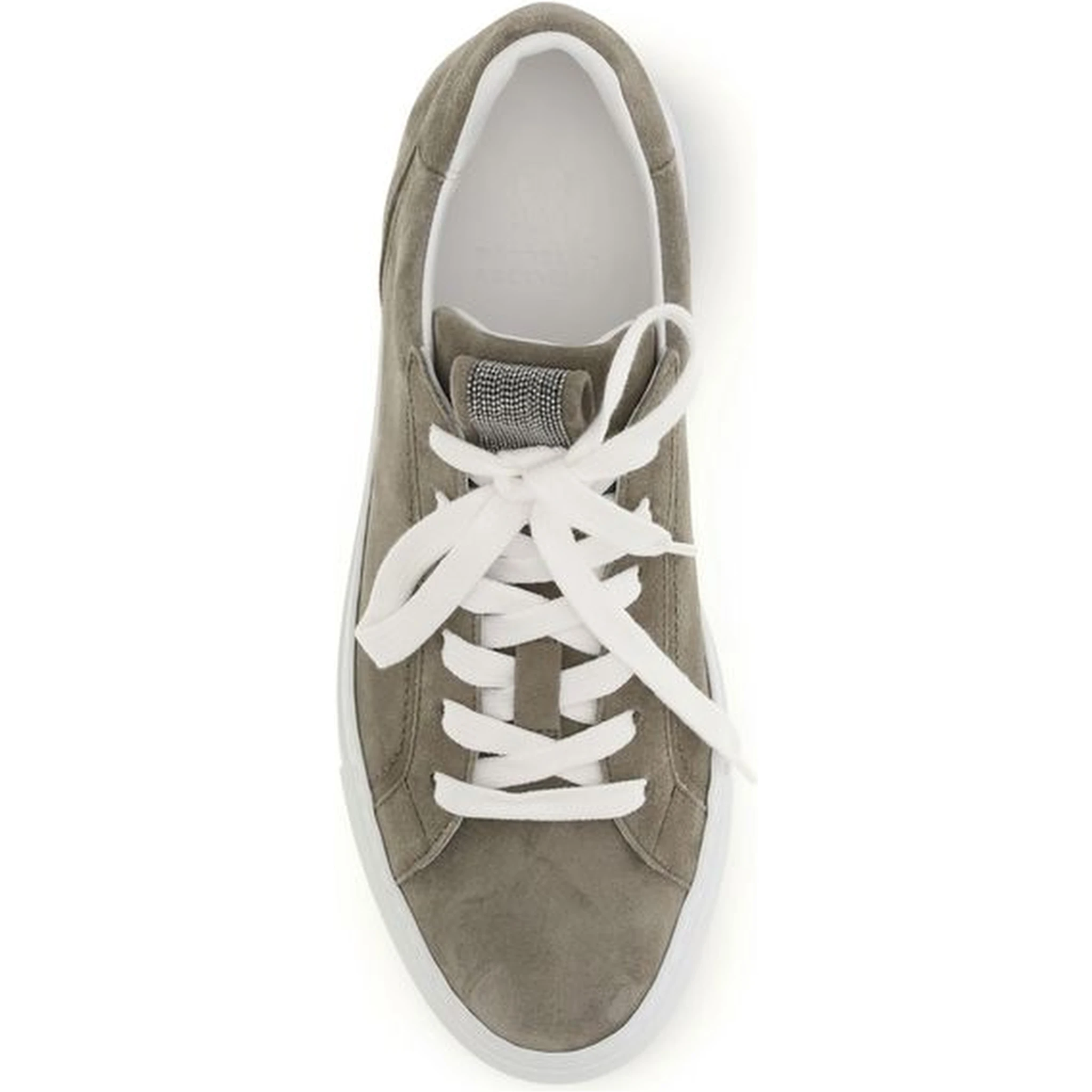 Gray Calf Leather Bos Taurus Sneakers