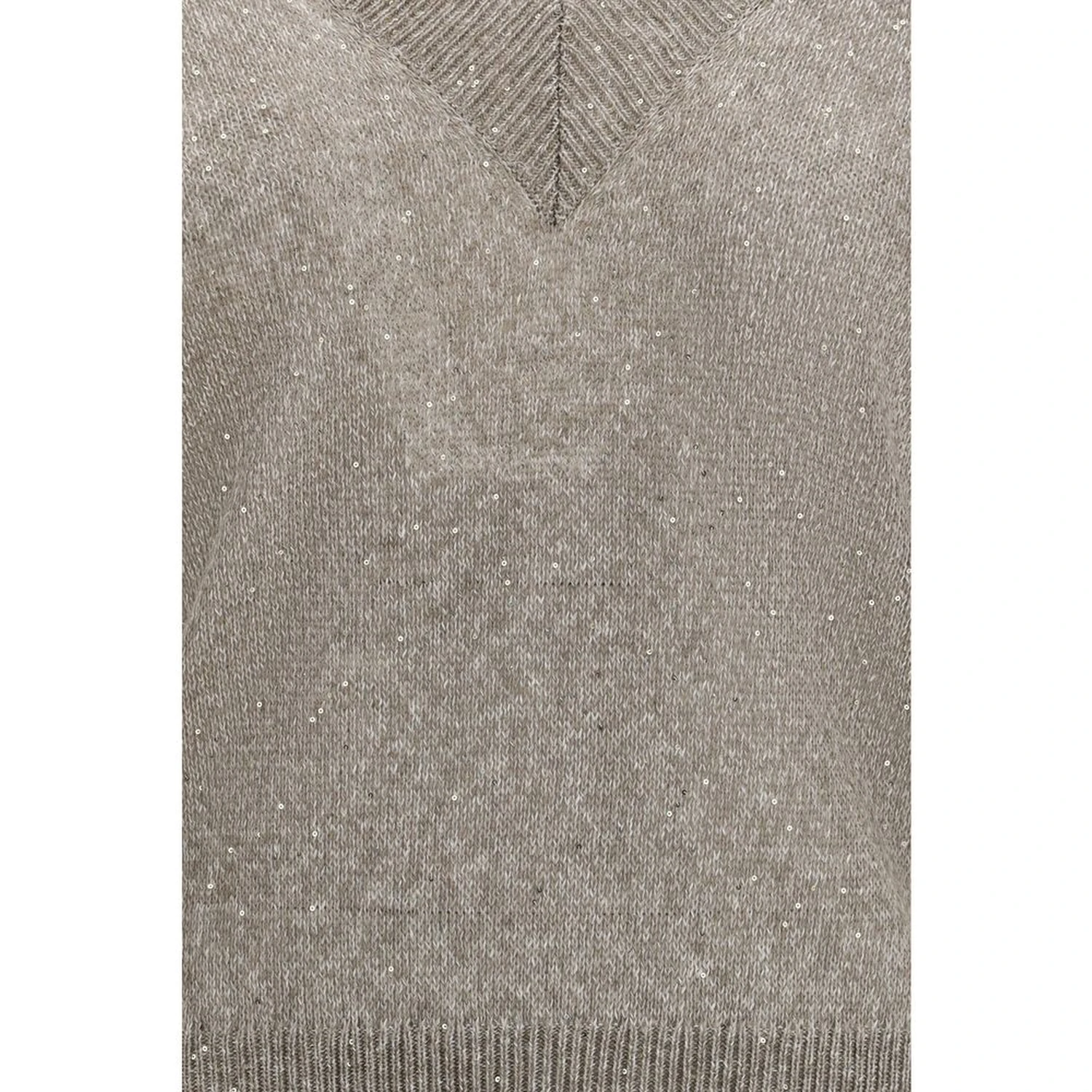 Brown Linen Sweatshirt