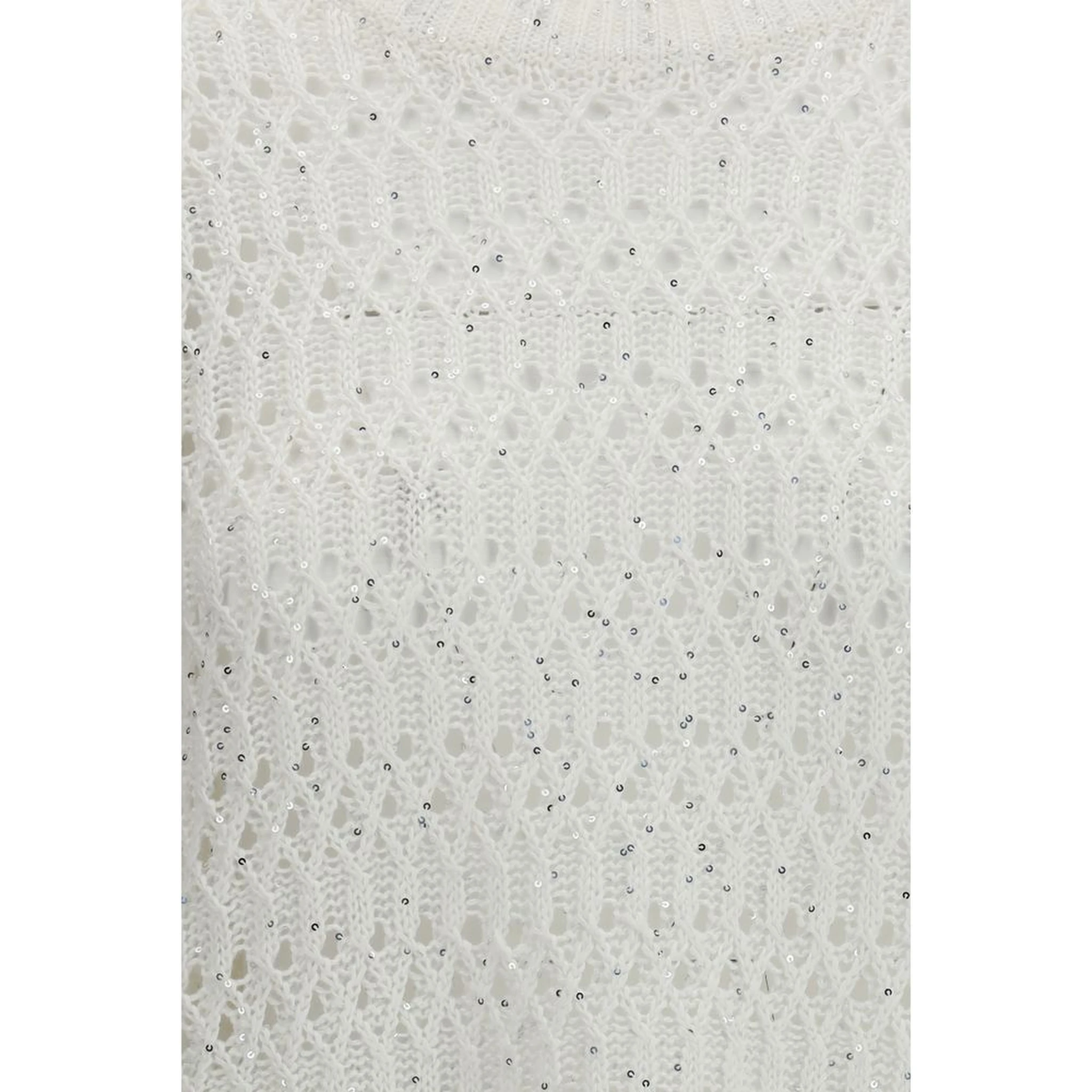 White Silk Sweatshirt