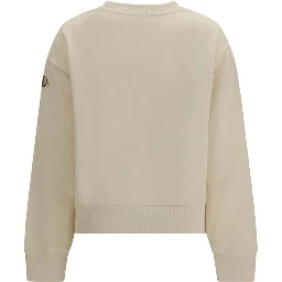 Beige Cotton Sweatshirt