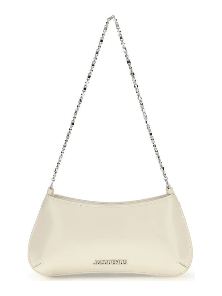 حقيبة كتف بوس توروس من جلد العجل البيج