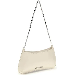 حقيبة كتف بوس توروس من جلد العجل البيج