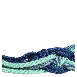 حزام خصر بإبزيم سلسلة حبل ملتوية متعددة الألوان