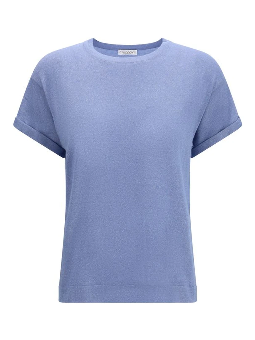 Blue Nylon T-Shirt