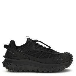 Black Polyamide Athletic Sneakers