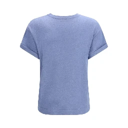 Blue Nylon T-Shirt