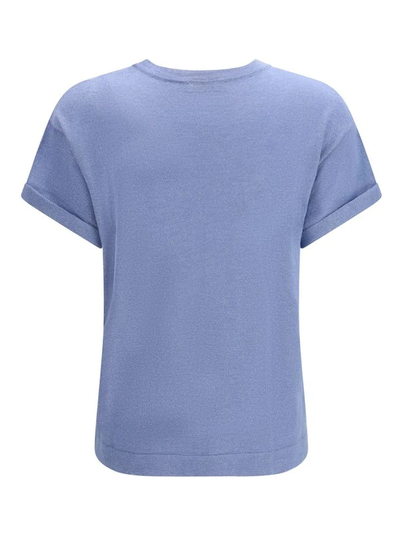 Blue Nylon T-Shirt