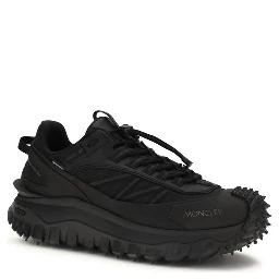 Black Polyamide Athletic Sneakers