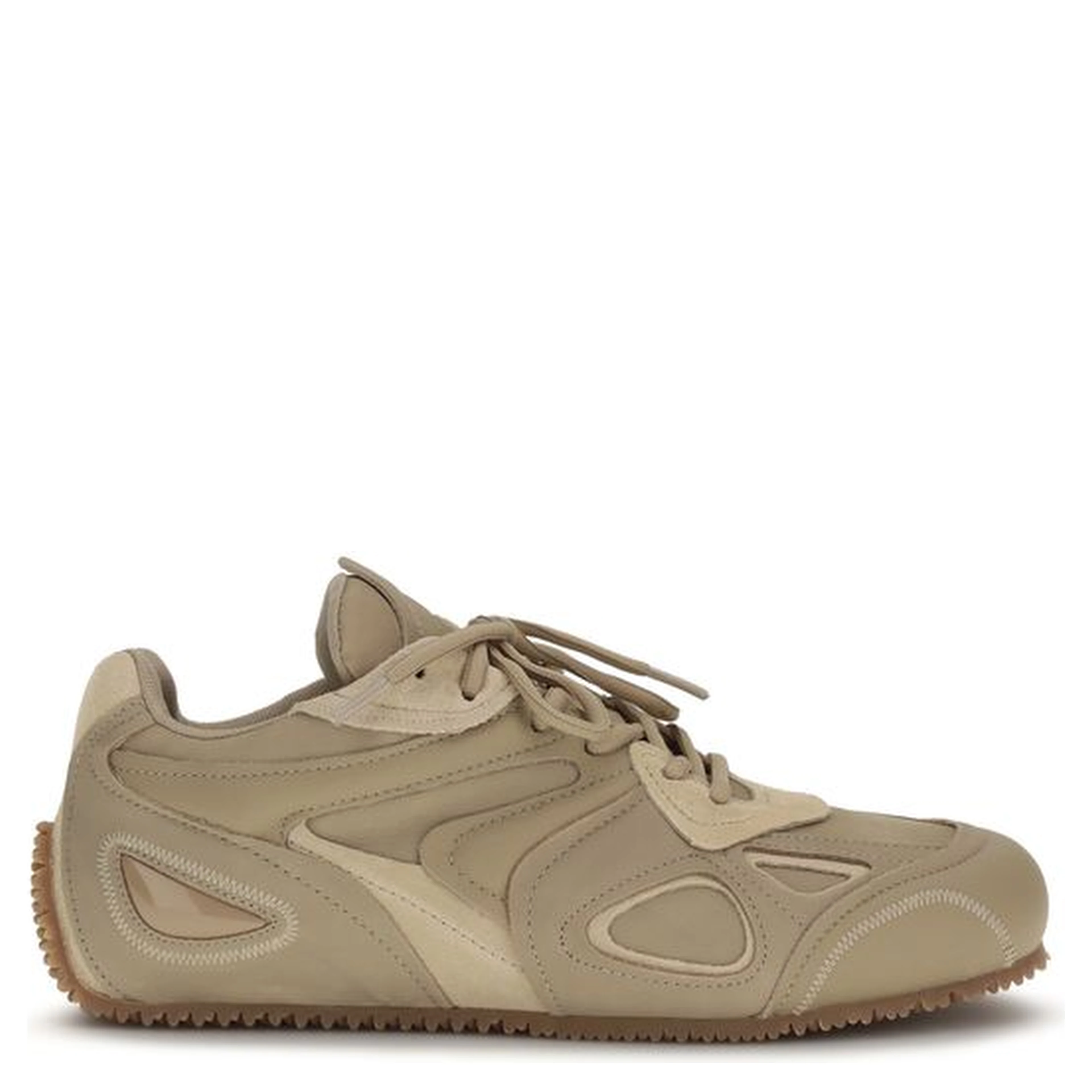 Brown Calf Leather Bos Taurus Low Top Sneakers