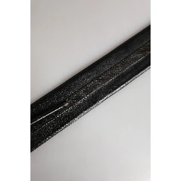 Black Leather Gold Metal Buckle Waist Women Belt