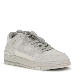 White Calf Leather Bos Taurus Athletic Sneakers
