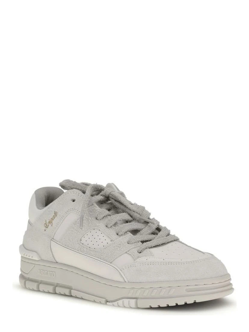White Calf Leather Bos Taurus Athletic Sneakers