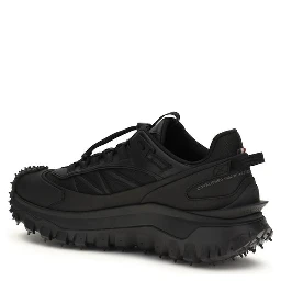 Black Polyamide Athletic Sneakers