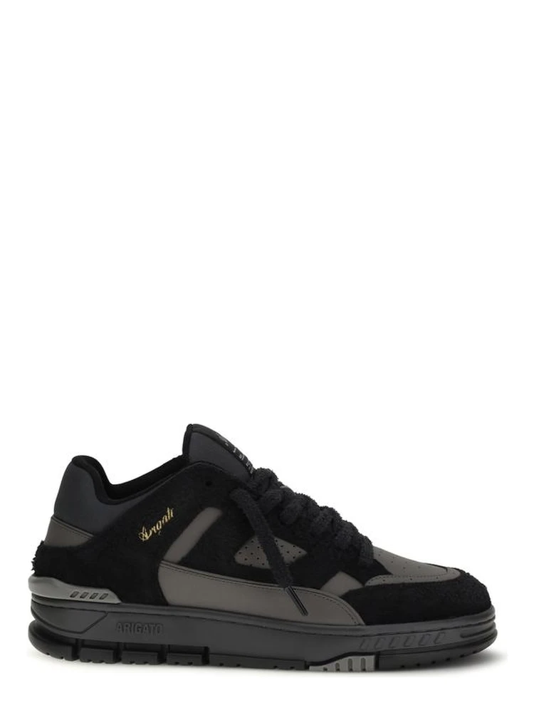 Black Calf Leather Bos Taurus Athletic Sneakers