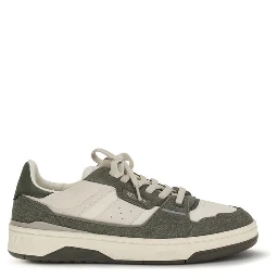 Bicolor Calf Leather Bos Taurus Low Top Sneakers