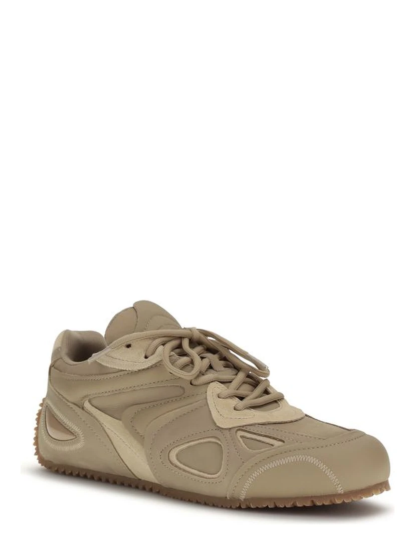 Brown Calf Leather Bos Taurus Low Top Sneakers