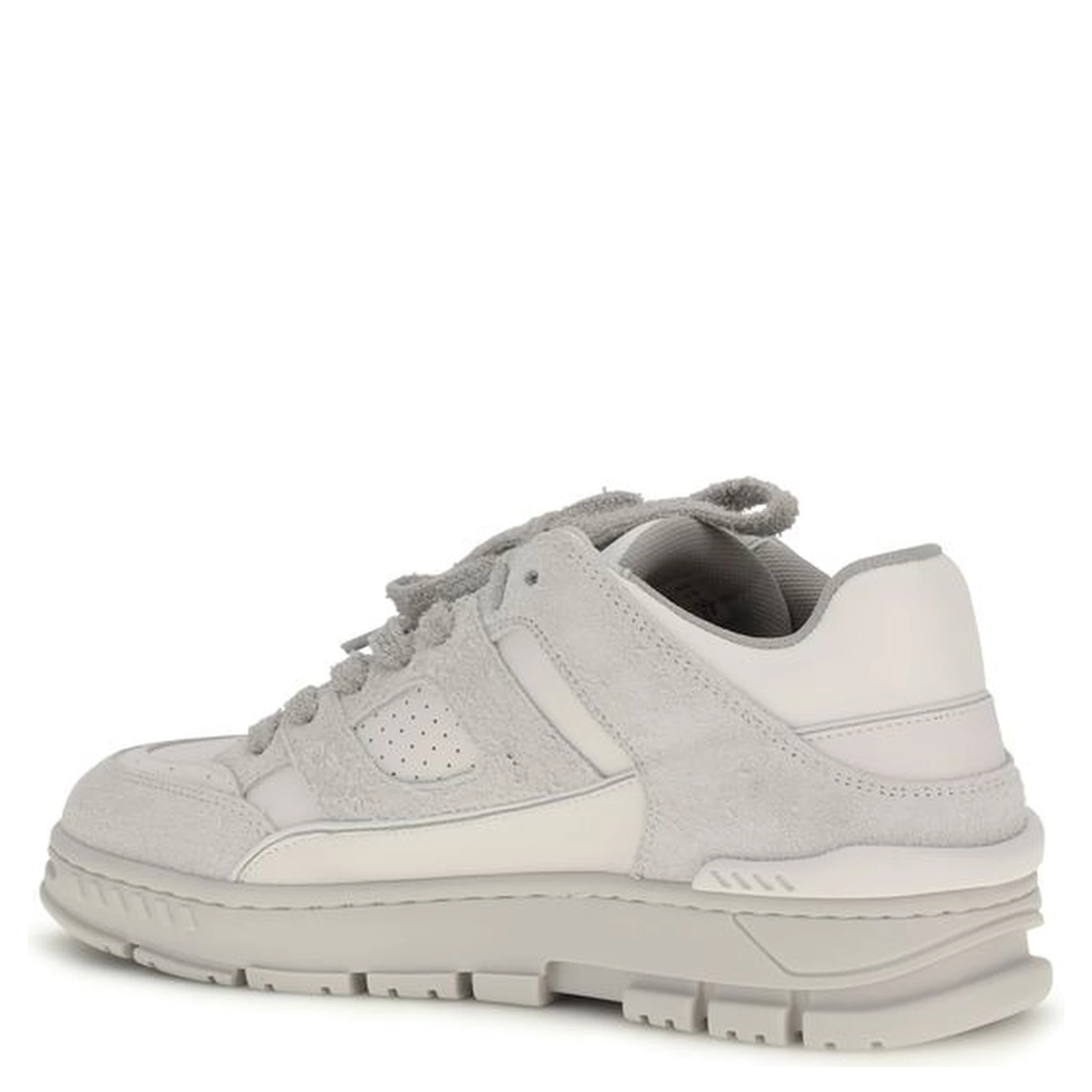 White Calf Leather Bos Taurus Athletic Sneakers