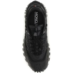 Black Polyamide Athletic Sneakers
