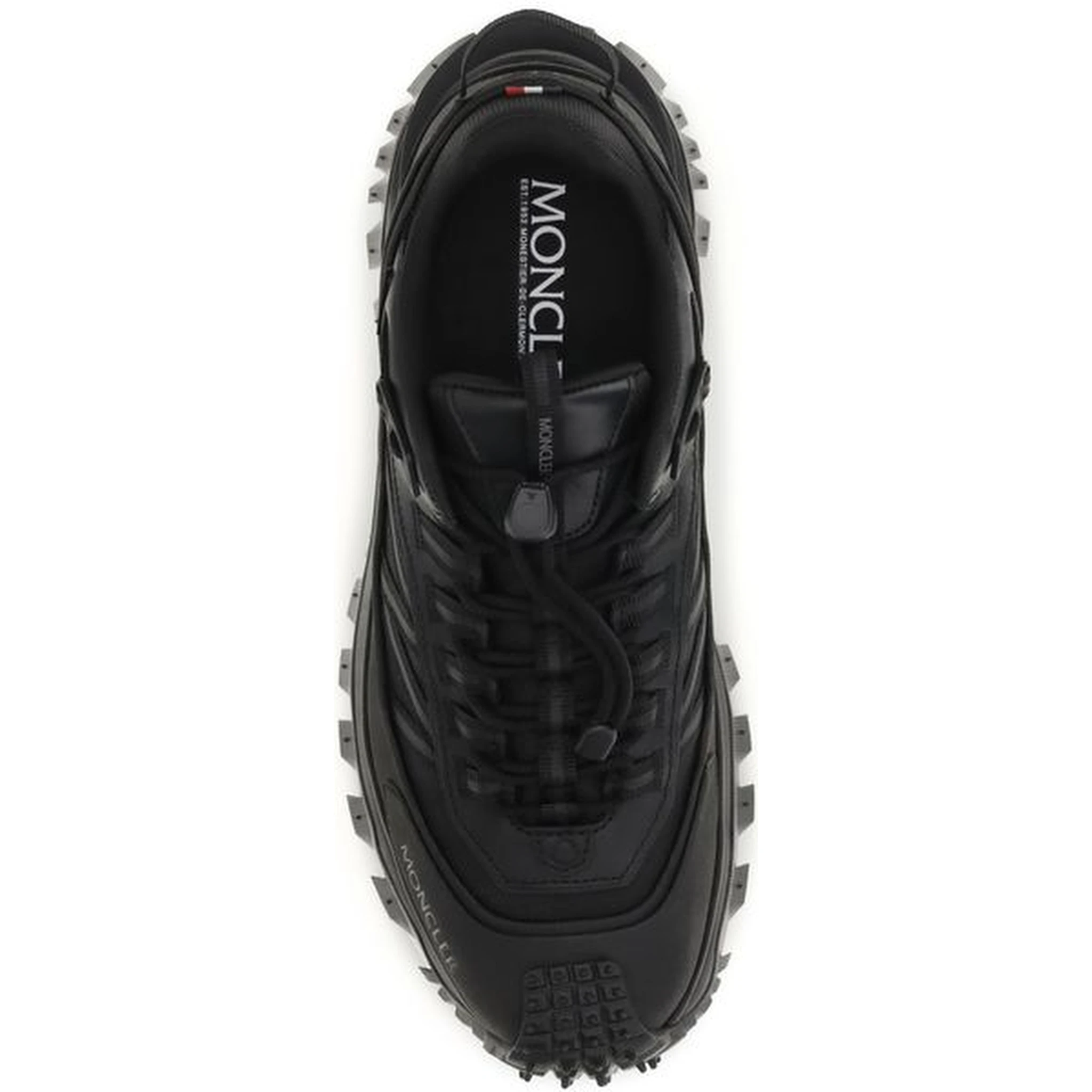 Black Polyamide Athletic Sneakers