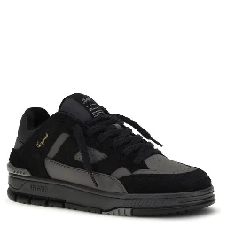 Black Calf Leather Bos Taurus Athletic Sneakers