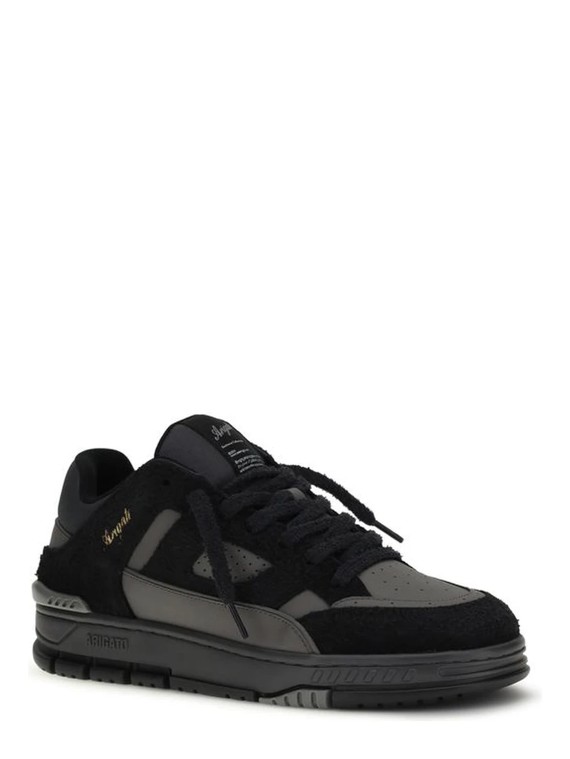 Black Calf Leather Bos Taurus Athletic Sneakers