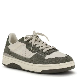 Bicolor Calf Leather Bos Taurus Low Top Sneakers