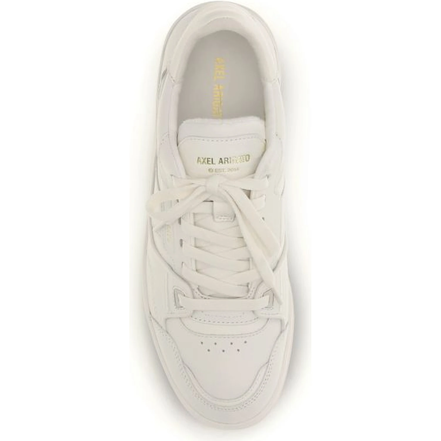 Gray Calf Leather Bos Taurus Low Top Sneakers