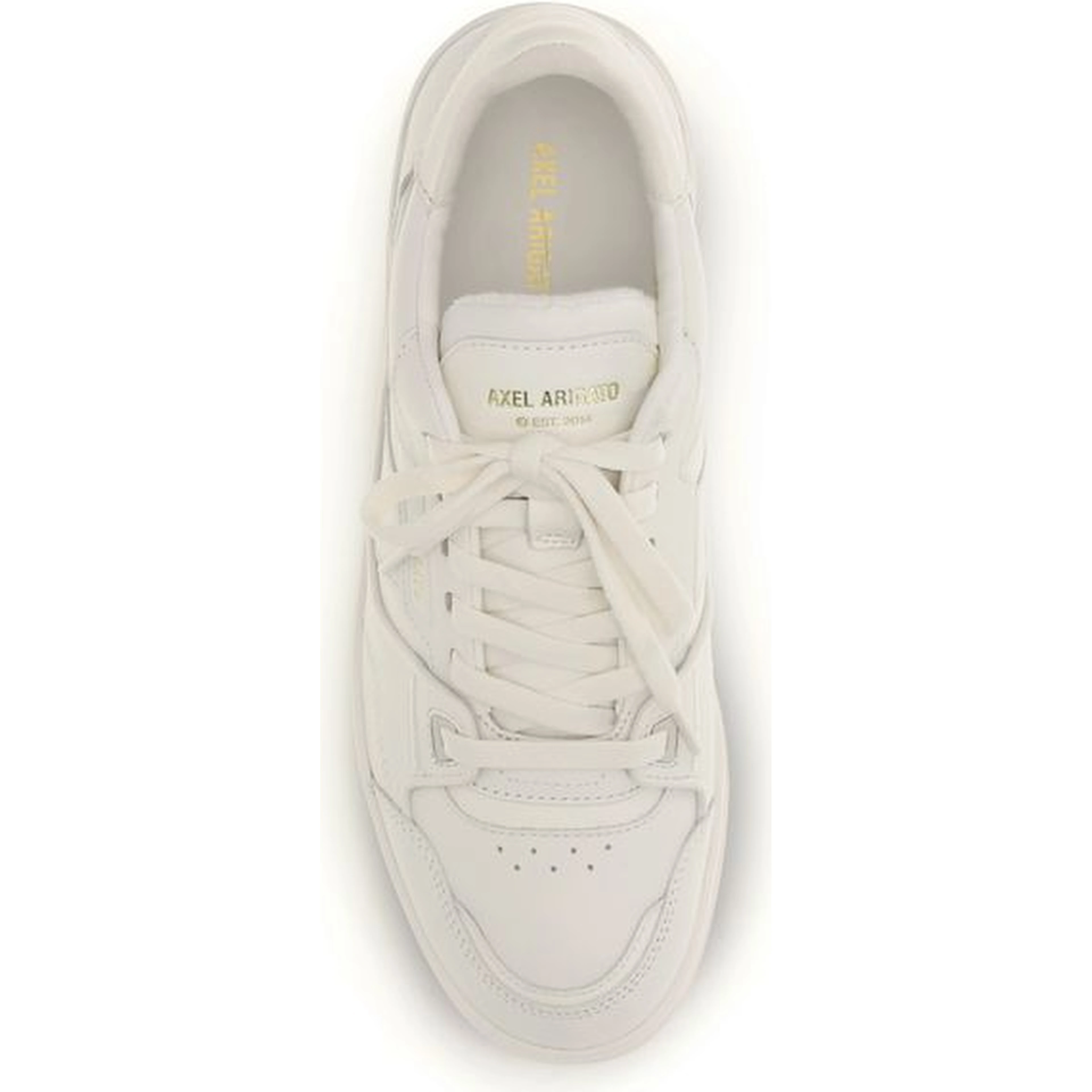 Gray Calf Leather Bos Taurus Low Top Sneakers