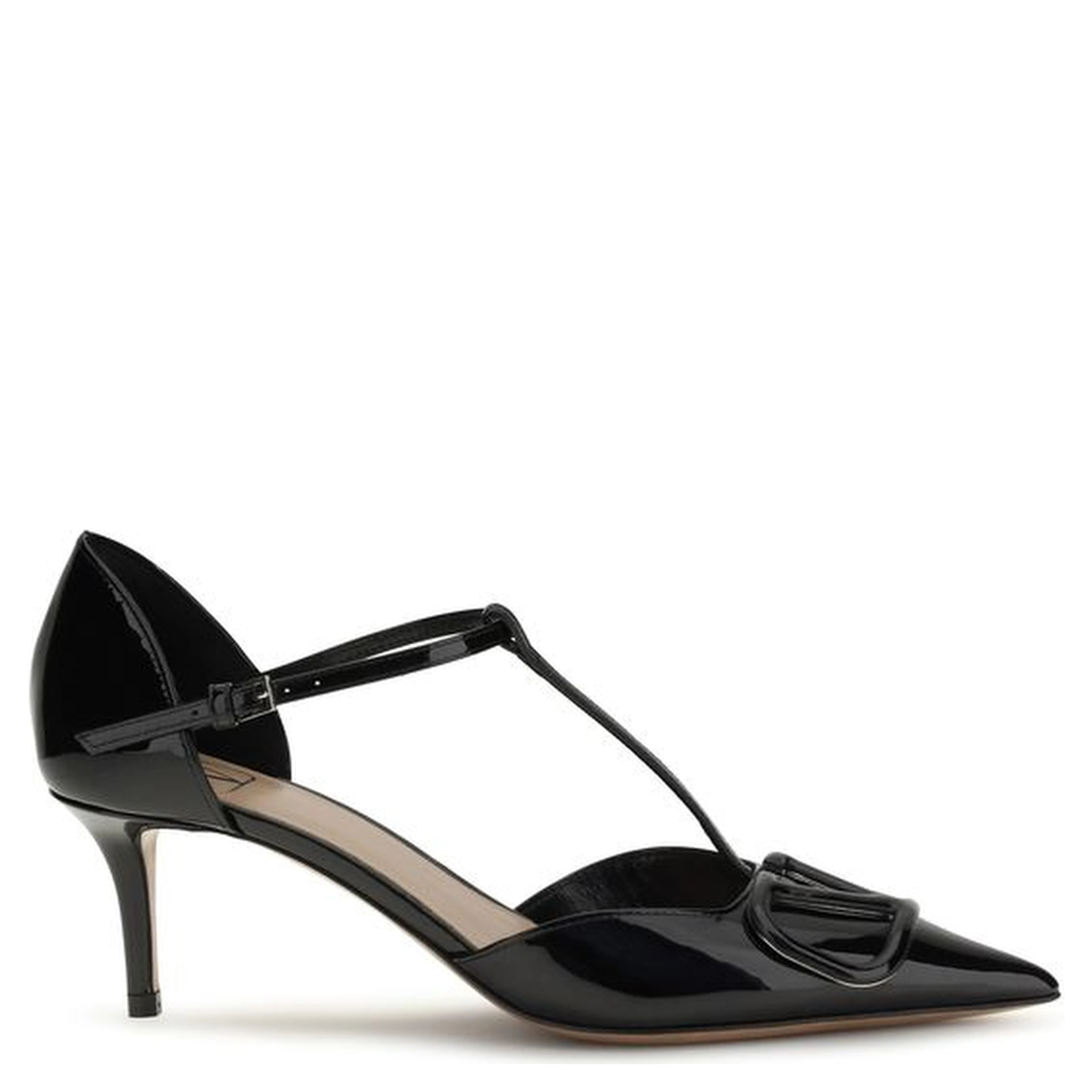 Black Calf Leather Bos Taurus High Heel Pumps