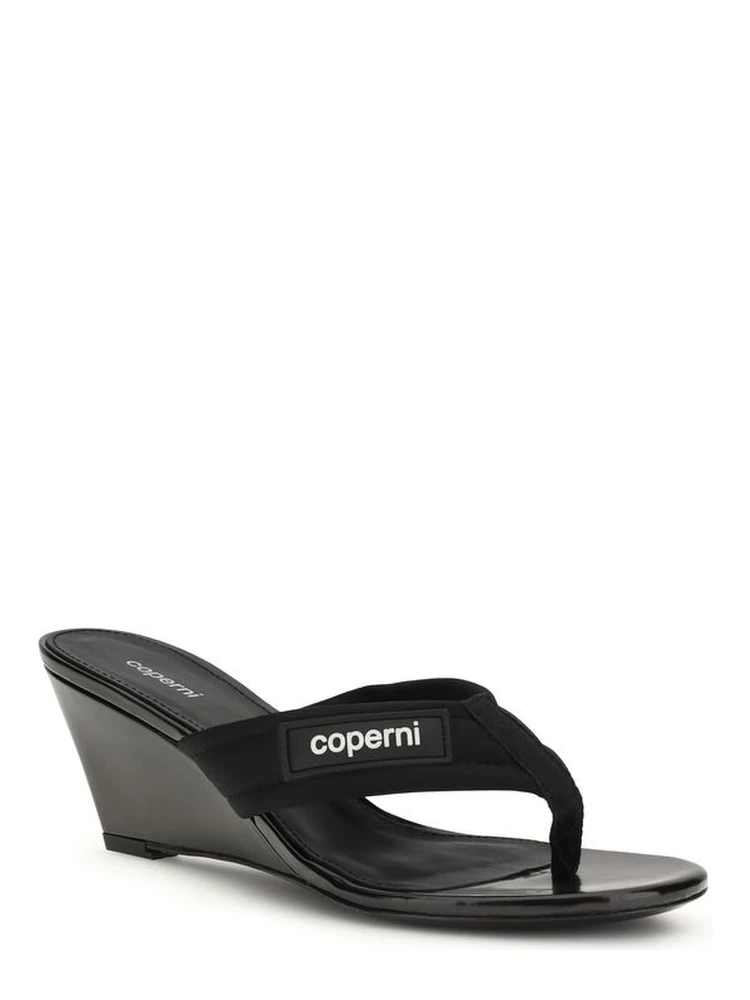 Black Polyamide Wedge Sandals alternative