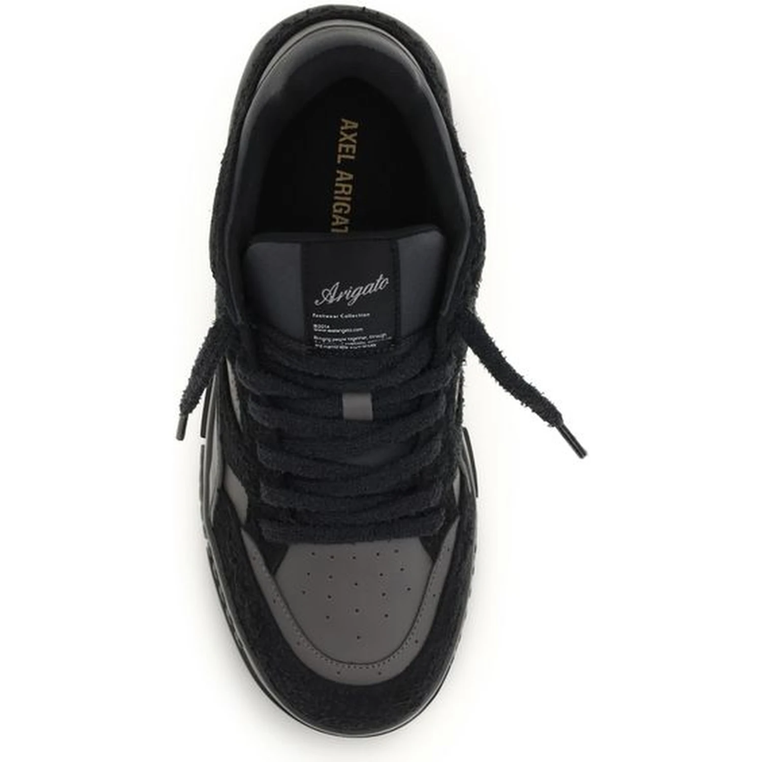 Black Calf Leather Bos Taurus Athletic Sneakers