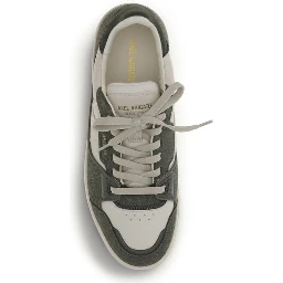 Bicolor Calf Leather Bos Taurus Low Top Sneakers