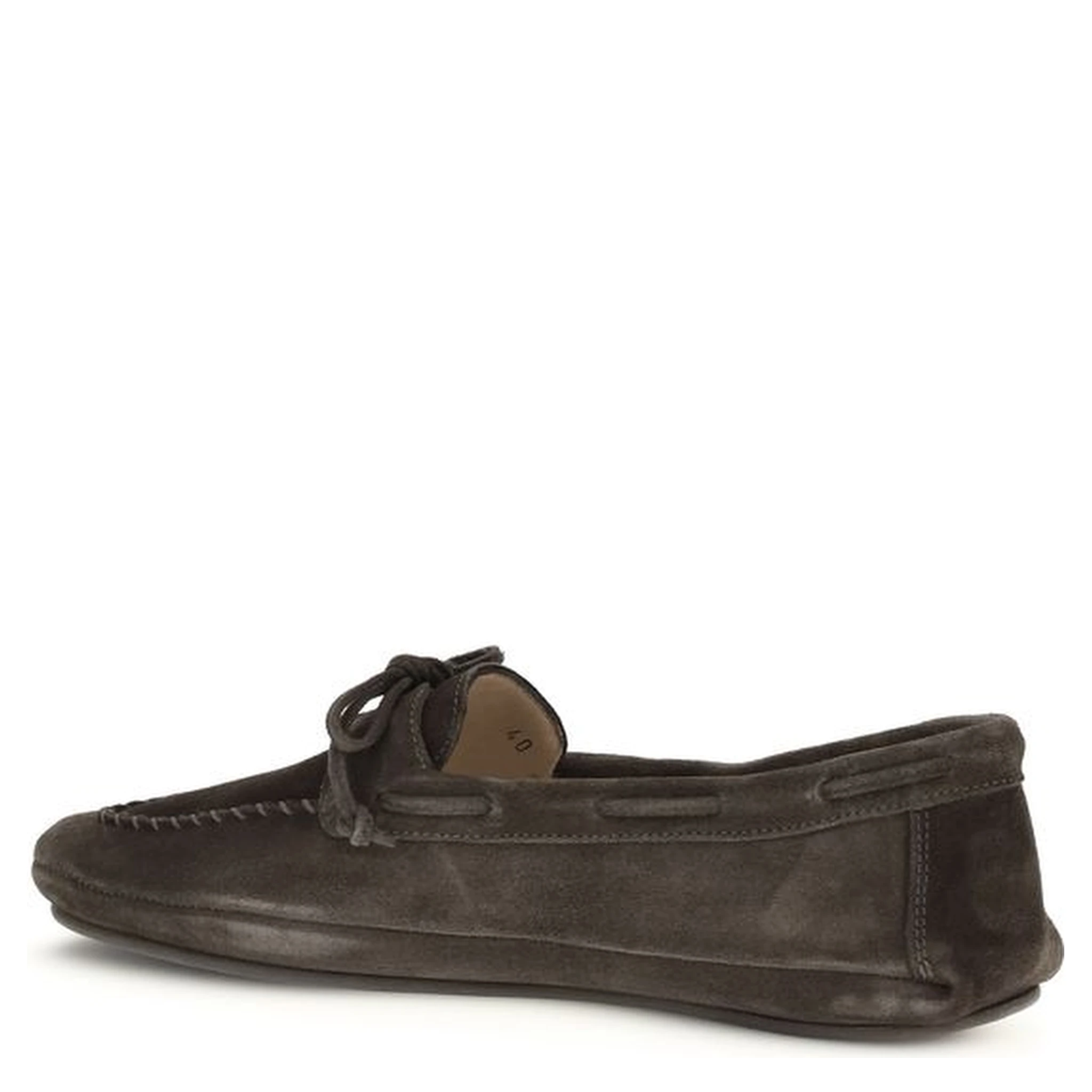 Brown Calf Leather Bos Taurus Slip-On Loafers