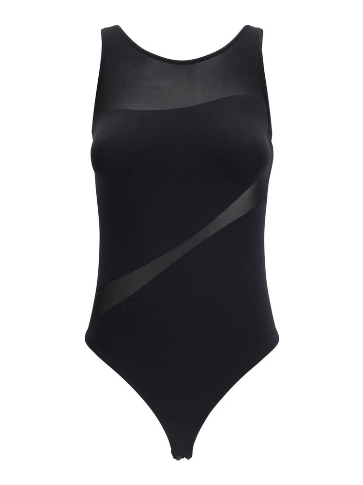 Black Polyamide Bodysuit