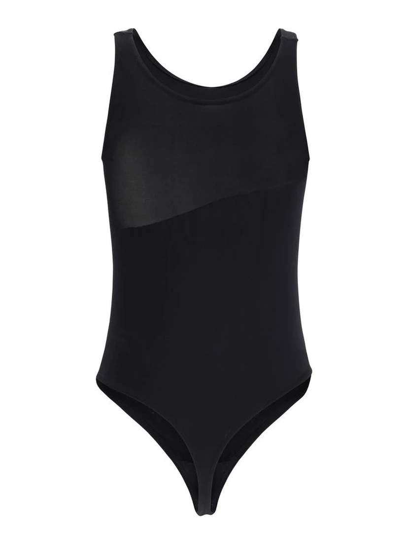 Black Polyamide Bodysuit