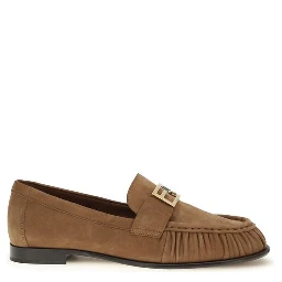 Brown Calf Leather Bos Taurus Slip-On Loafers