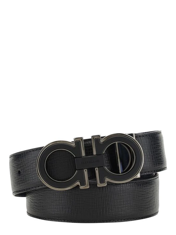 Blue Calf Leather Bos Taurus Regular Belt
