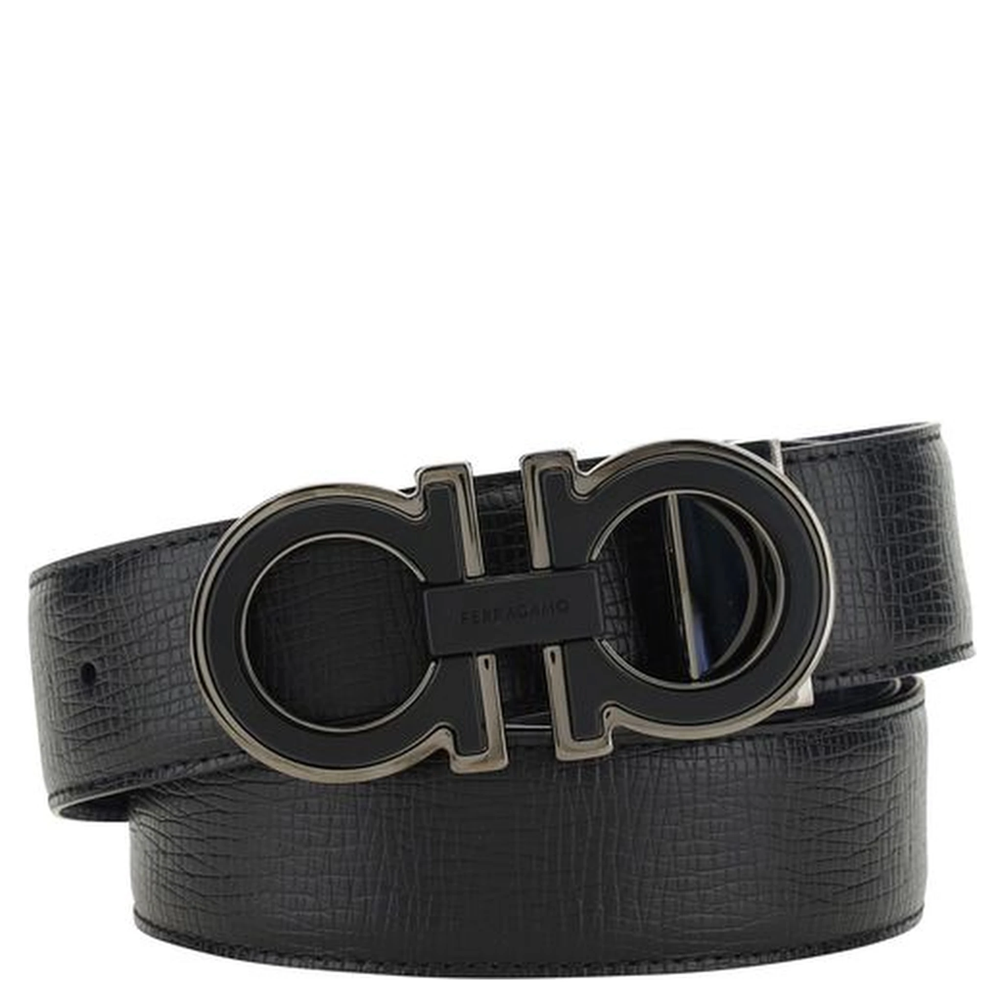 Blue Calf Leather Bos Taurus Regular Belt