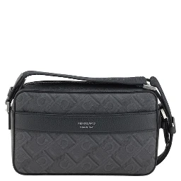 Black Polyethylene Shoulder Bag