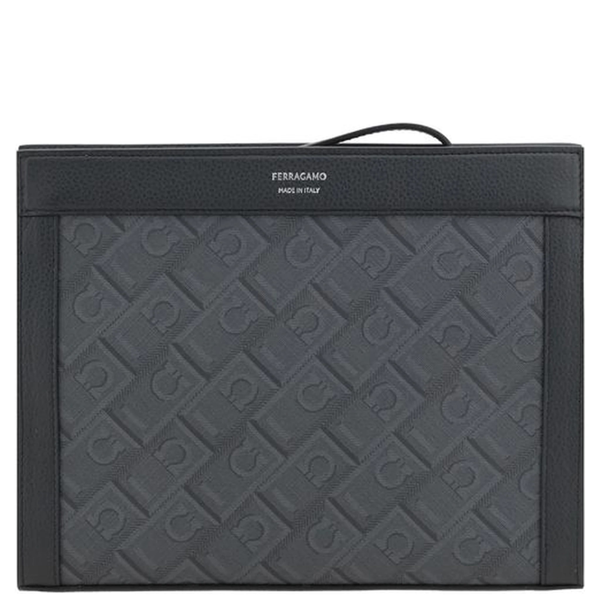 Black Polyethylene Clutch Bag