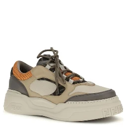 Multicolor Calf Leather Bos Taurus Chunky Sneakers