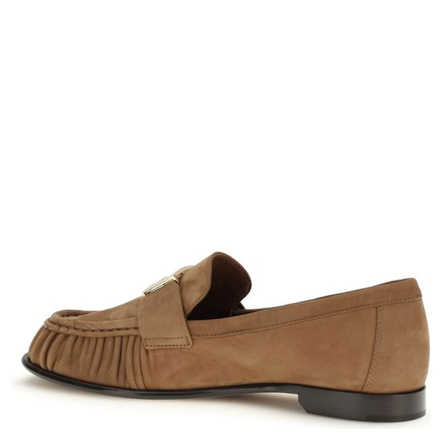 Brown Calf Leather Bos Taurus Slip-On Loafers