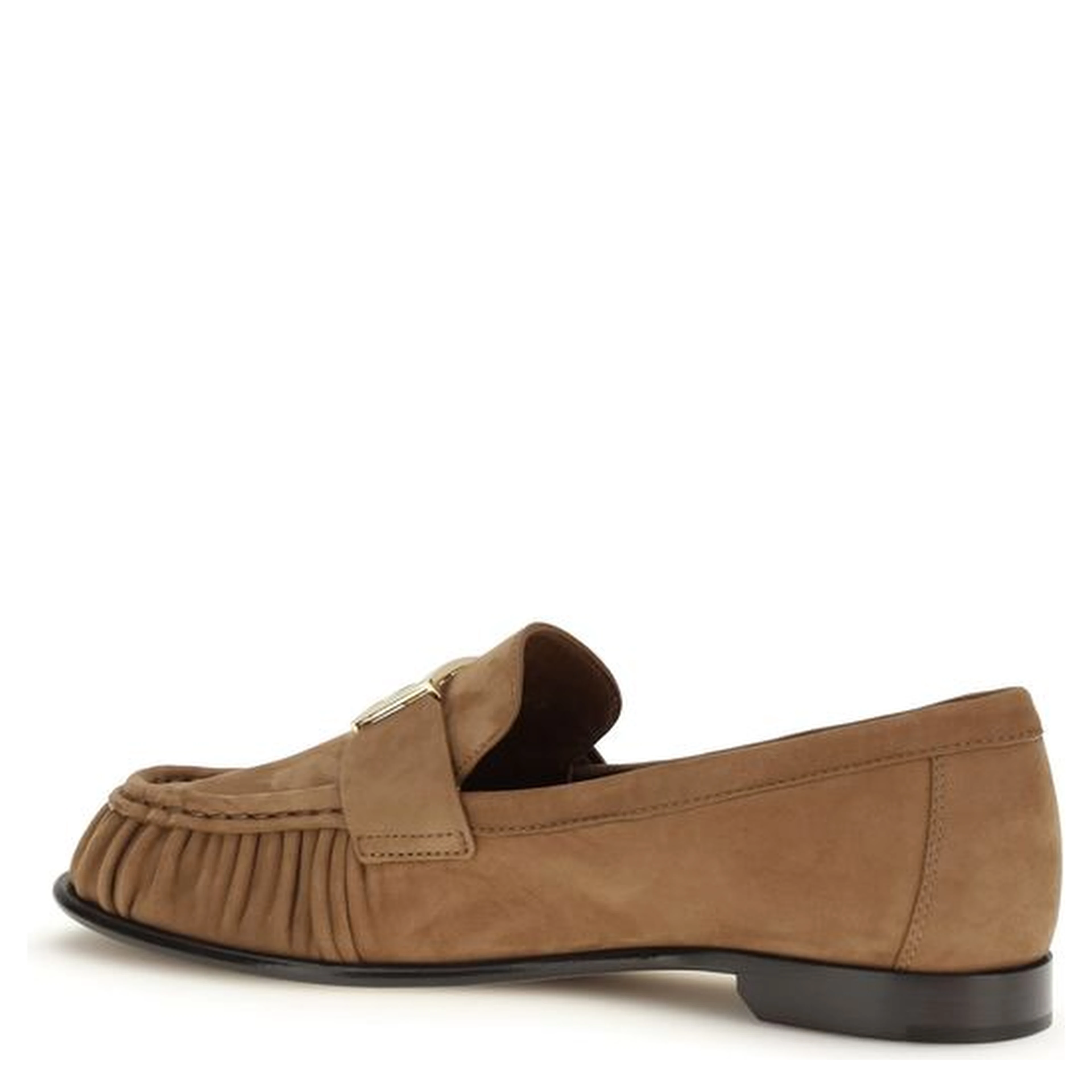 Brown Calf Leather Bos Taurus Slip-On Loafers