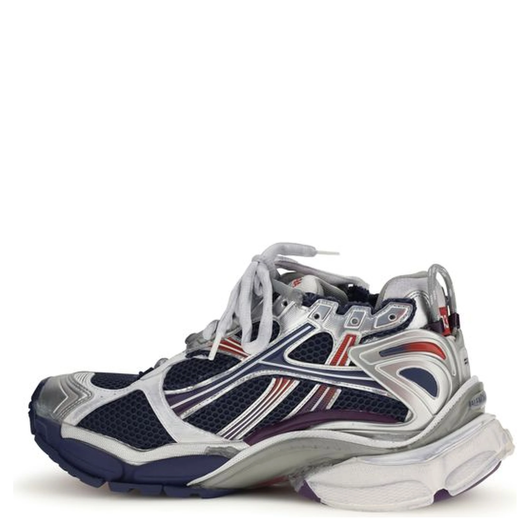 Gray Rubber Athletic Sneakers