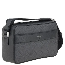 Black Polyethylene Shoulder Bag