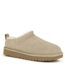 Beige Calf Leather Bos Taurus Ankle Boots