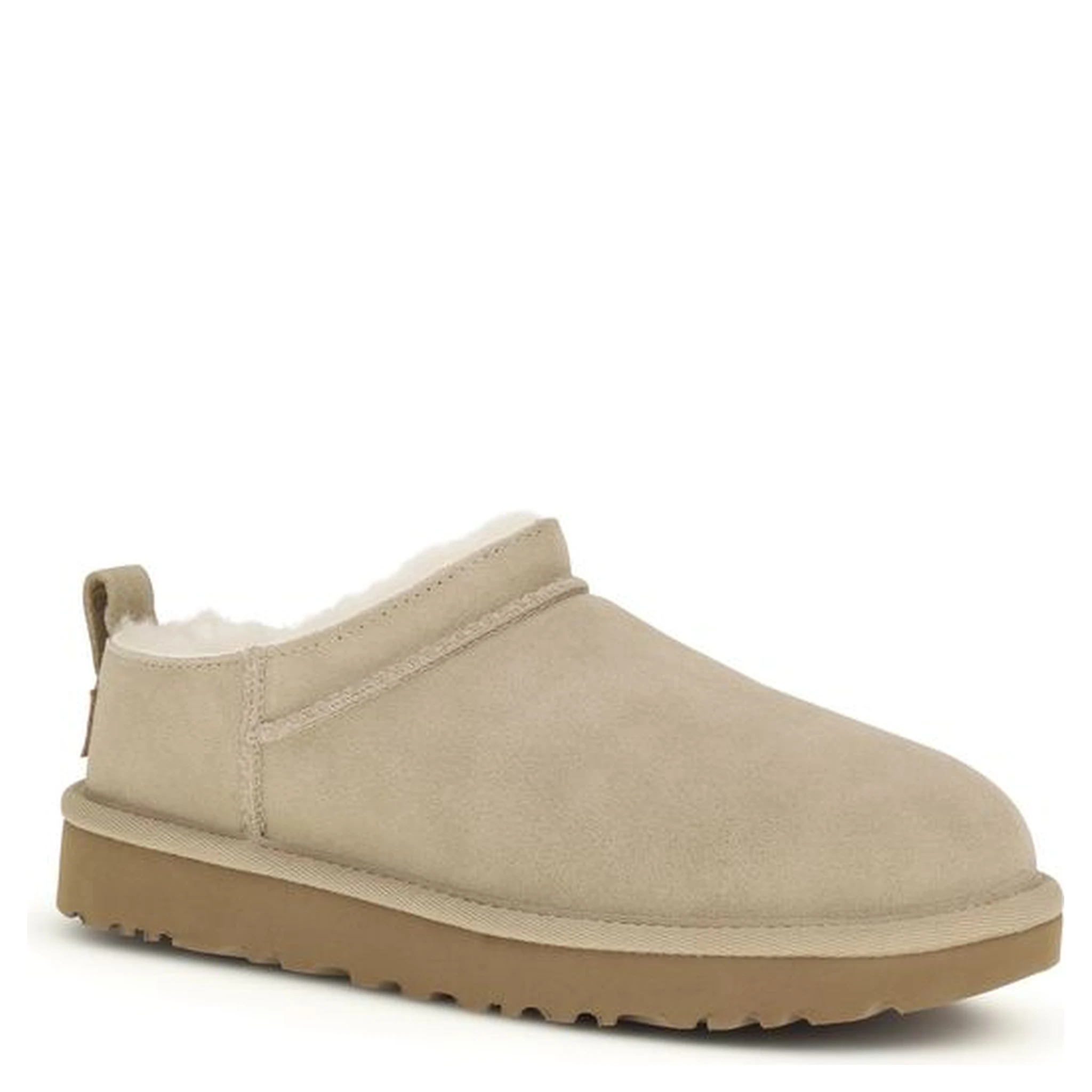 Beige Calf Leather Bos Taurus Ankle Boots